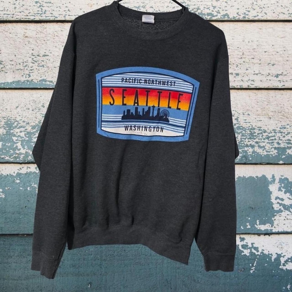 Grey‎ Seattle Washington Crewneck Sweatshirt